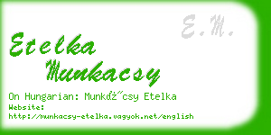 etelka munkacsy business card